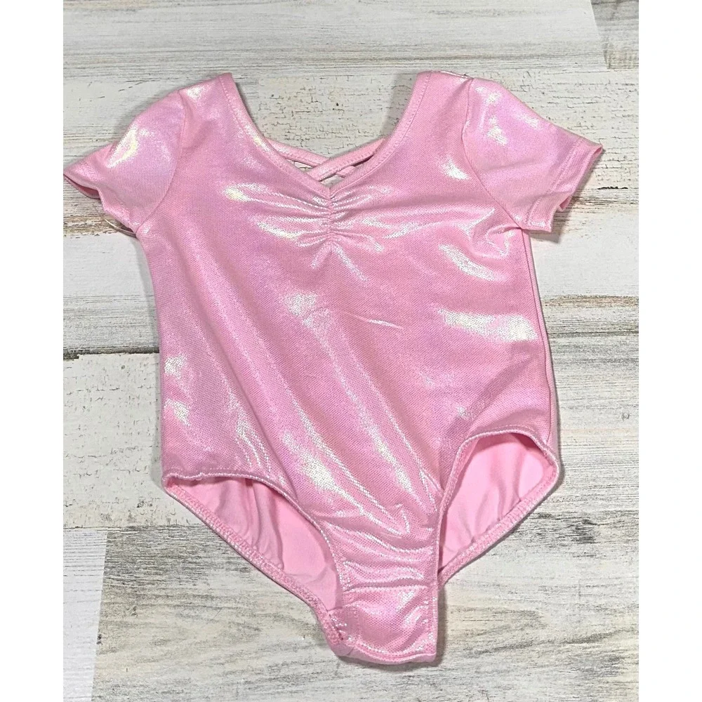 Nicole Miller Leotard Tutu Set Kids 2T Pink Purple NEW 3pc Dance Gymnastics